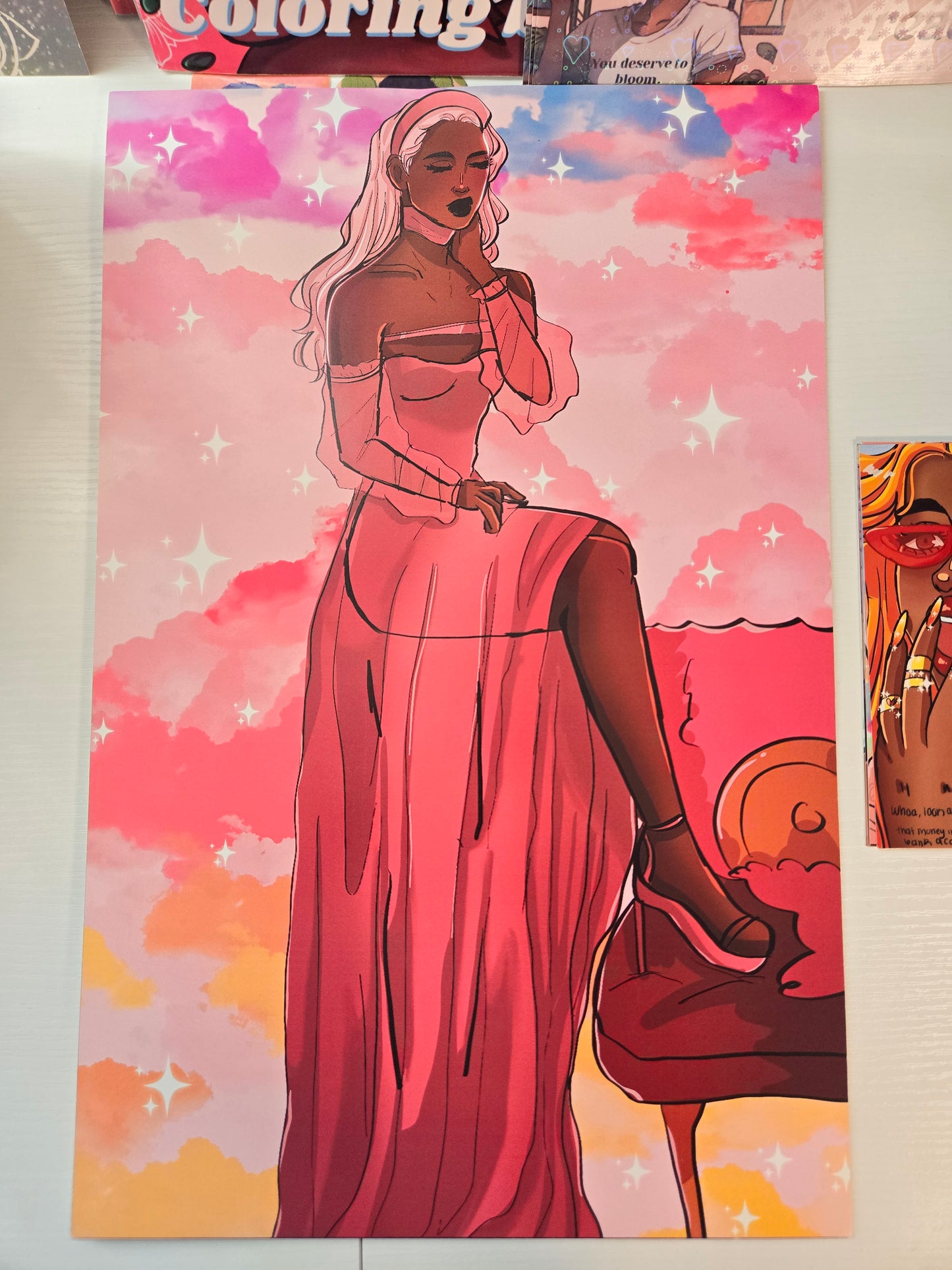 Pretty N Pink-Art Print