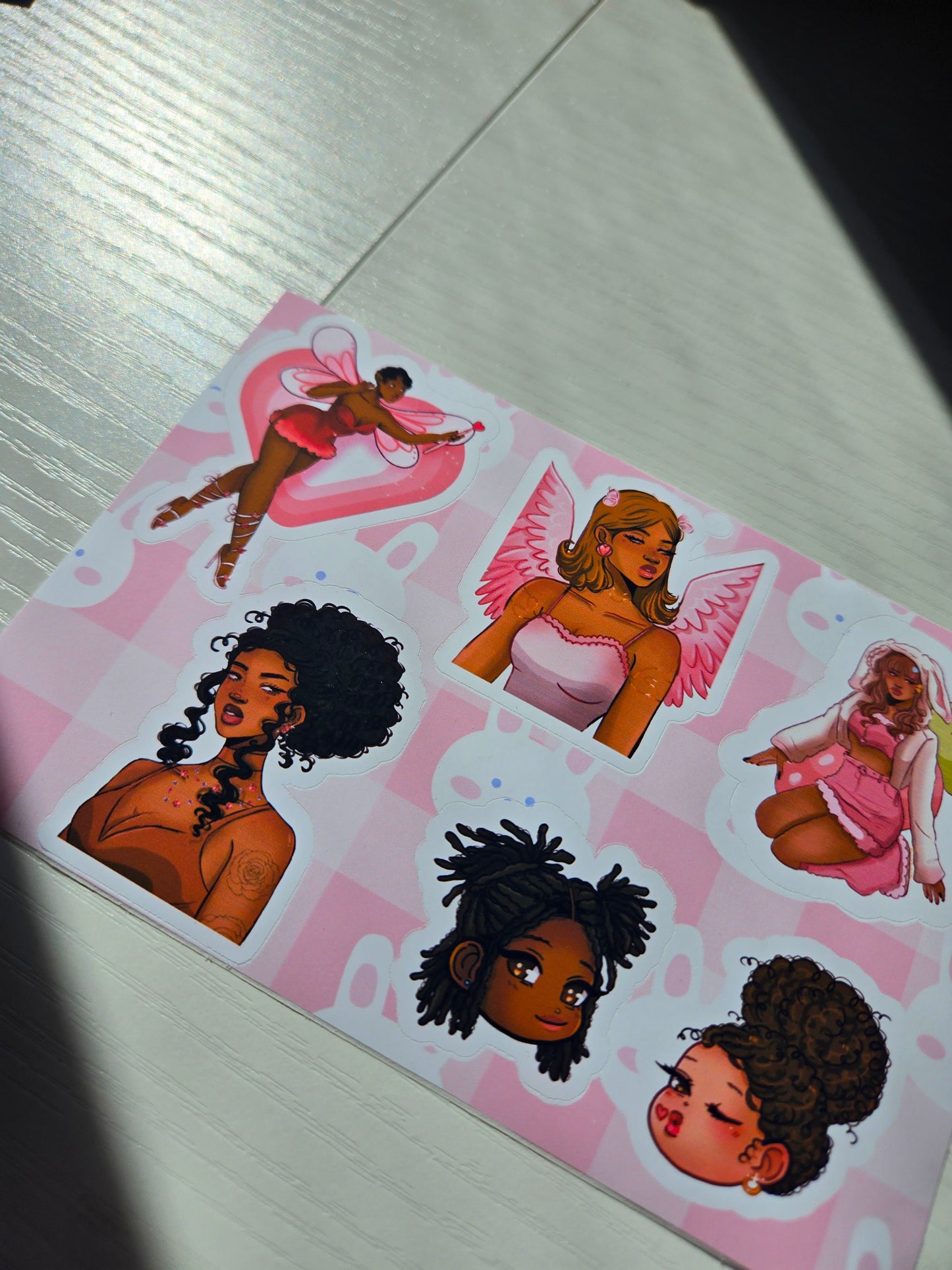Pretty Girl Sticker Sheet