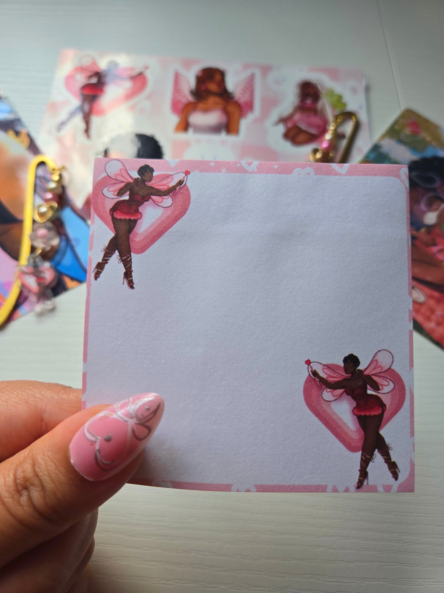 Pretty Fairy Sticky Notes/ Notepad