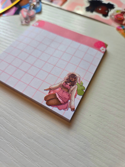 Strawberry Sweetness Sticky Note/ Notepad