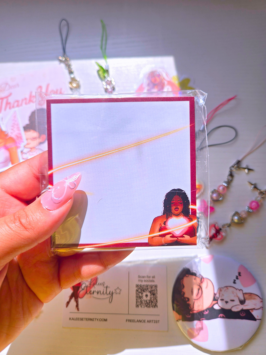 My Love Glows Sticky Note/ Notepad