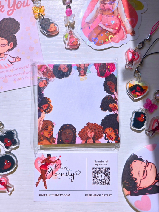 Shades of Her- Sticky Notes/ Notepad