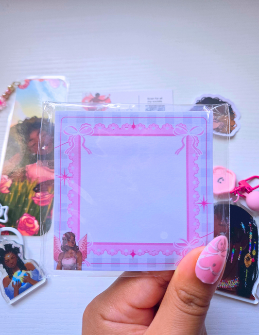 Cute Square- Sticky Note/Notepad