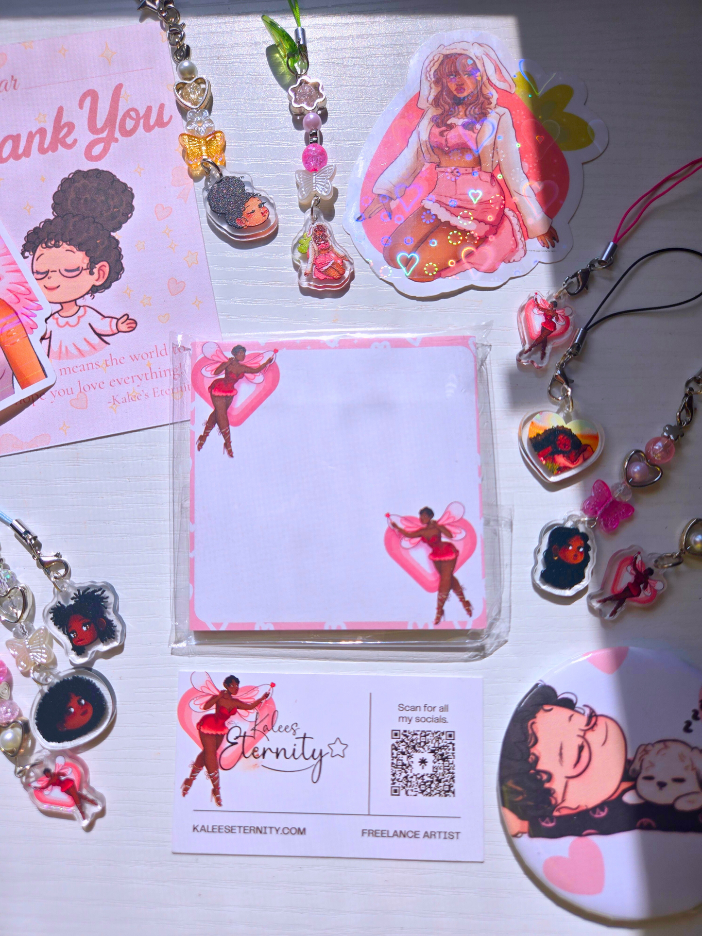 Pretty Fairy Sticky Notes/ Notepad