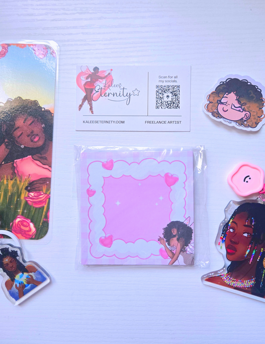 Cloudy Day Fairy- Sticky Note/Notepad