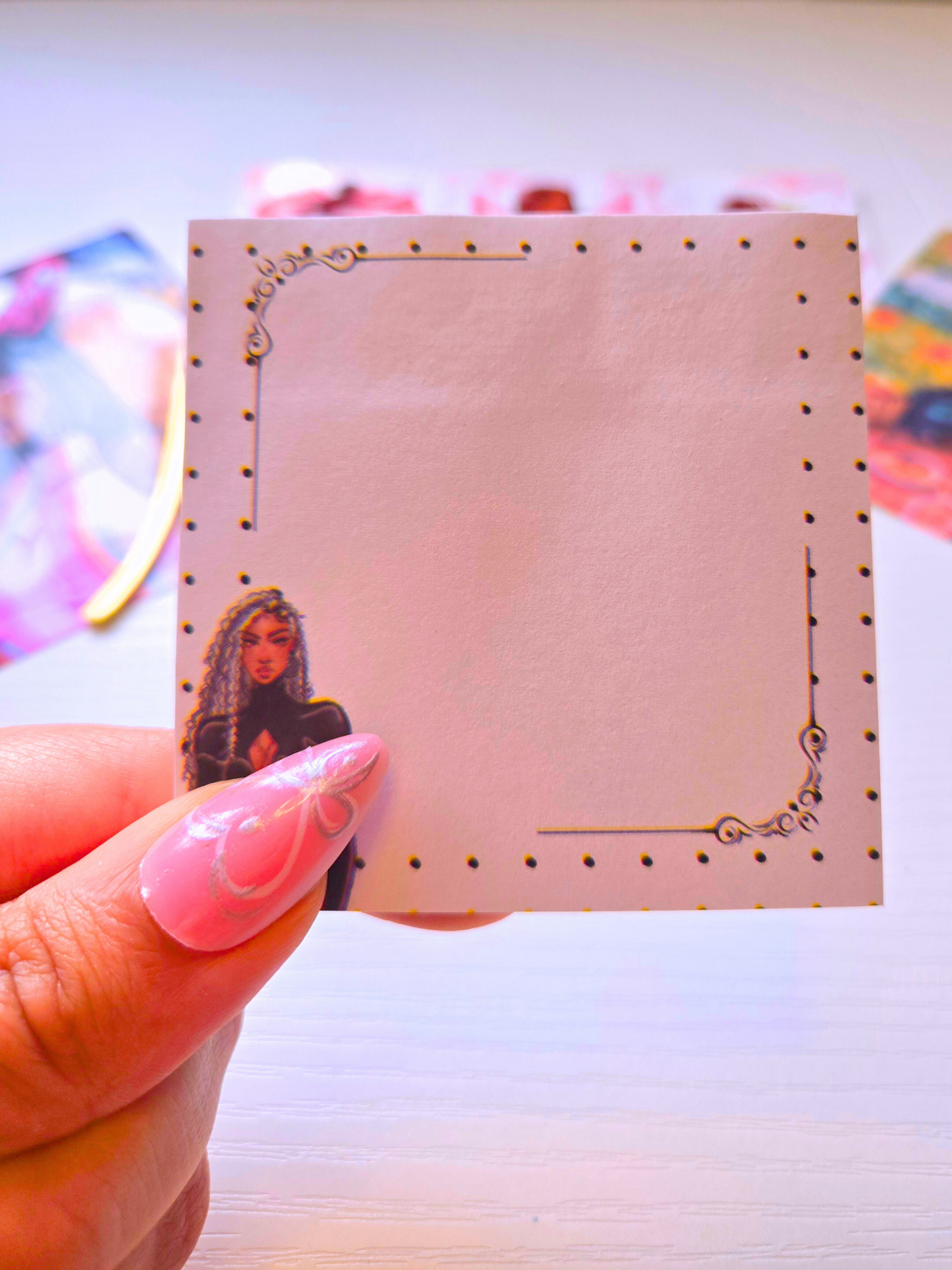Dotted Notepad/ Sticky Notes