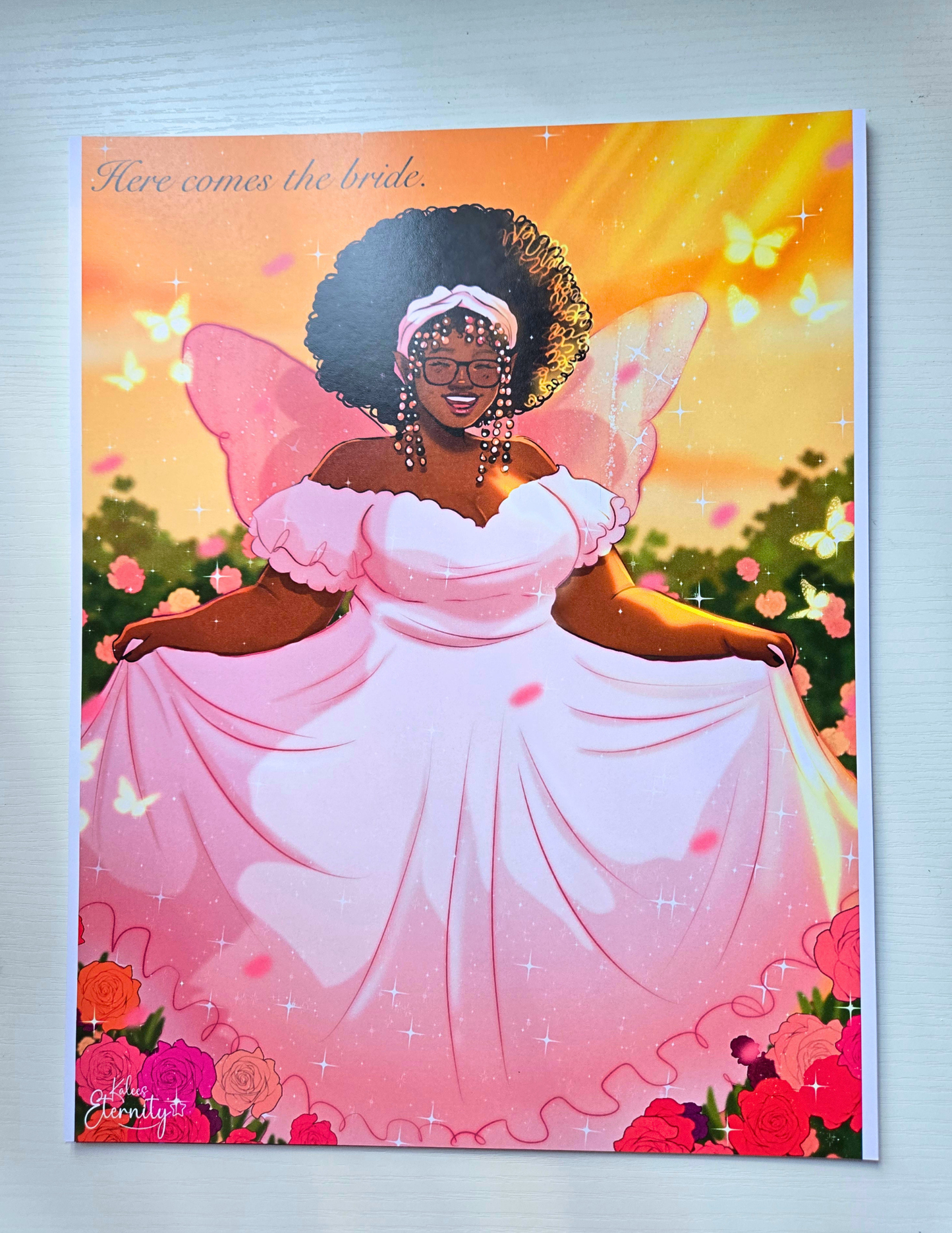 Here Comes the Bride- Art Print