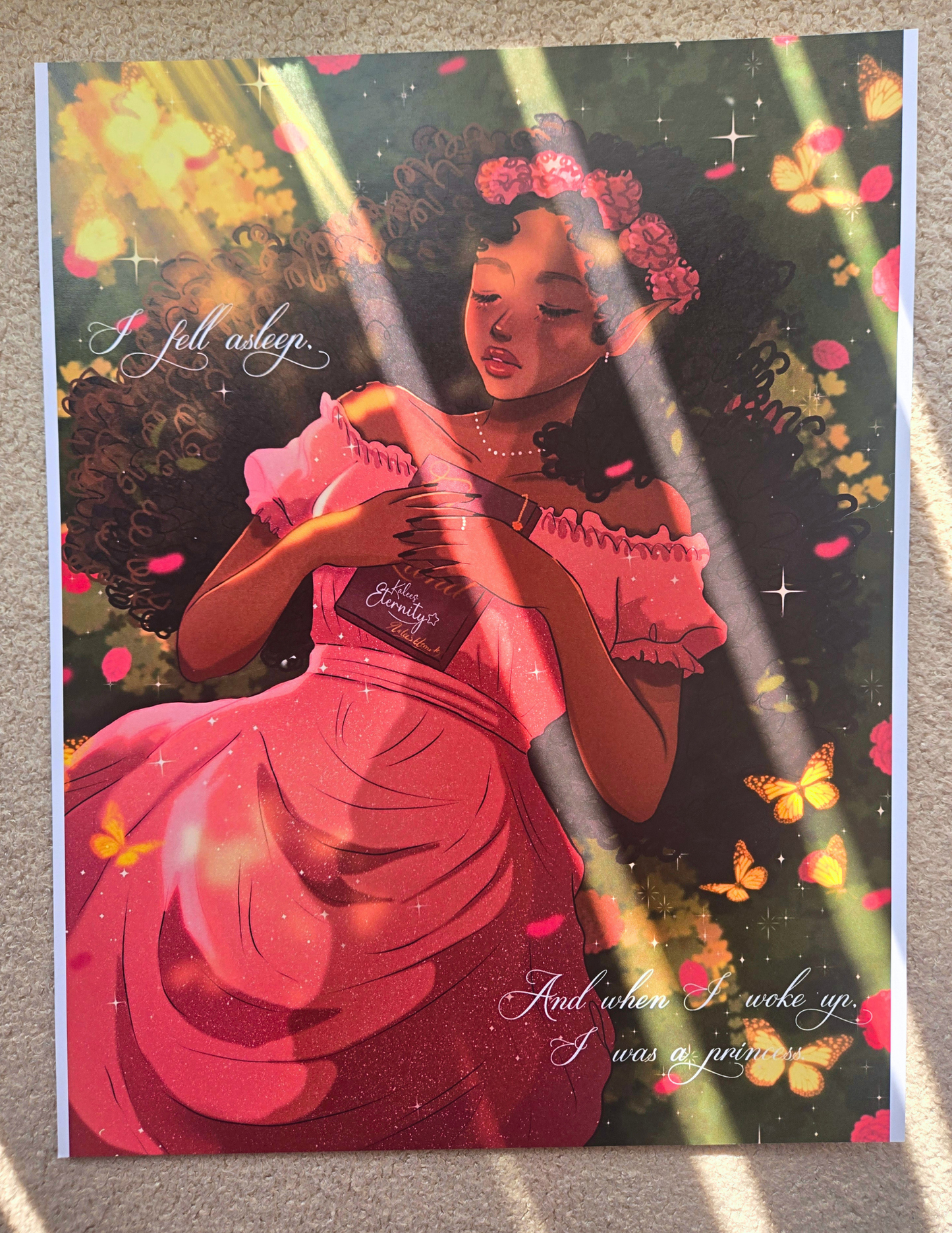 Sleeping Princess- Art Print