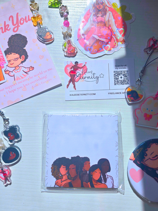 Shades of Beauty- Sticky Note/ Notepad