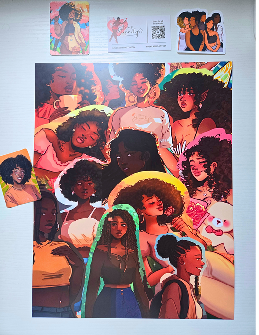 Dear Black Girl- Art Print
