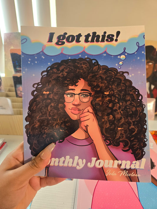 You got this! Monthly Journal- 144 Pages