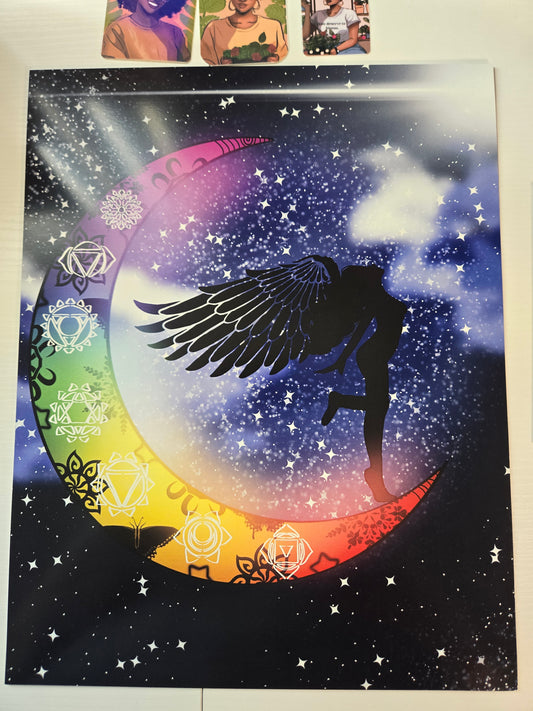 Art Print- Fairy Moon