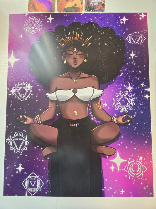 Art Print- Universe Lady