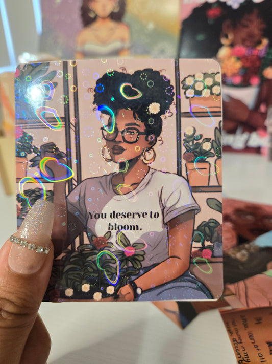 You Deserve to Bloom-Sticker