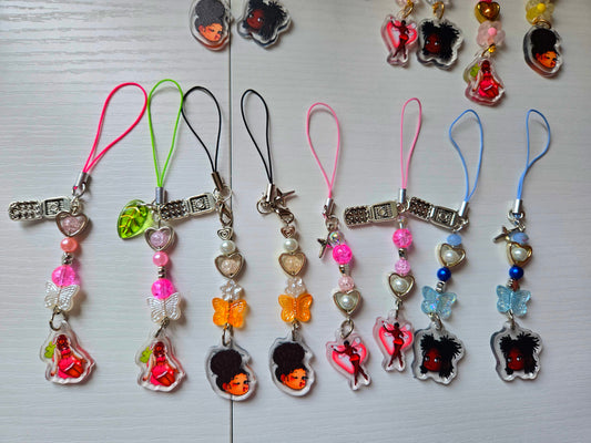 Pretty Girl Phone Charms- Acrylic Charms
