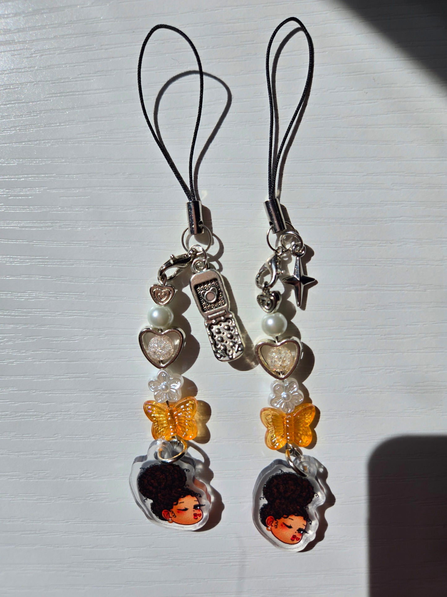 Pretty Girl Phone Charms- Acrylic Charms
