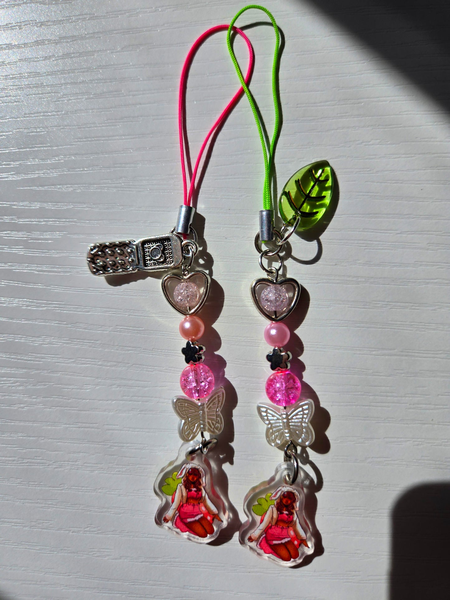 Pretty Girl Phone Charms- Acrylic Charms