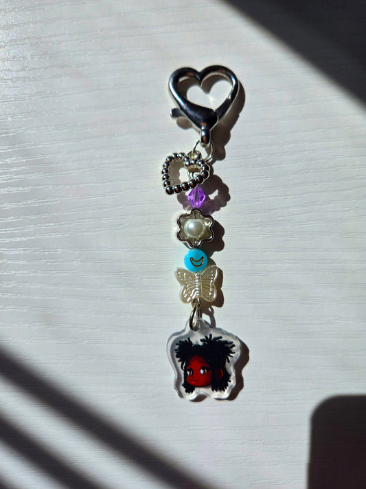 Pretty Girl Keychains- Acrylic Charms