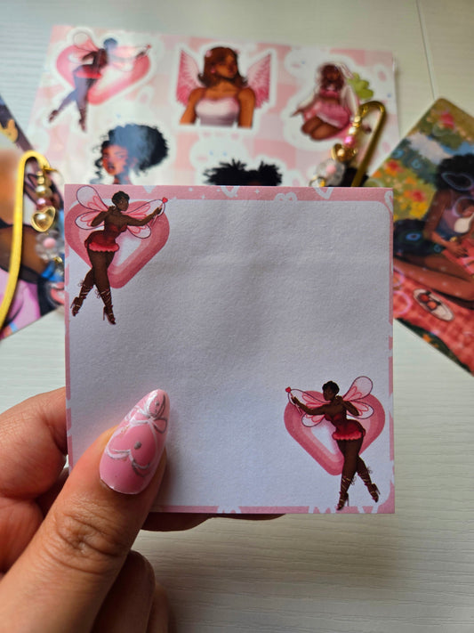 Pretty Fairy Sticky Notes/ Notepad