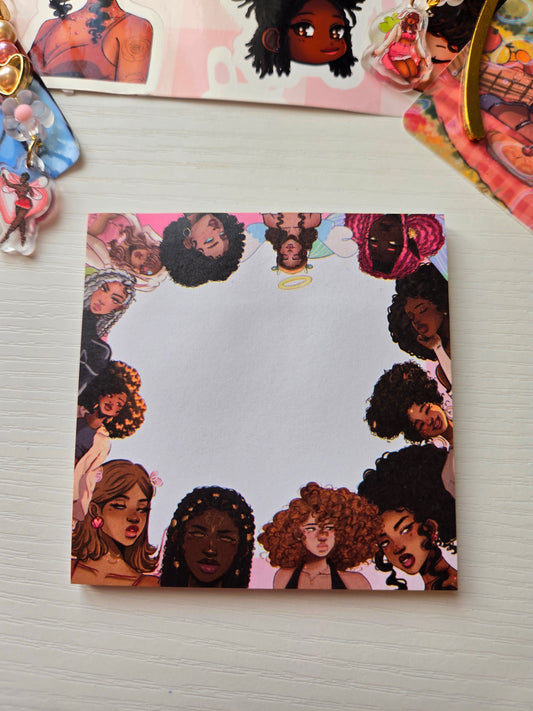 Shades of Her- Sticky Notes/ Notepad