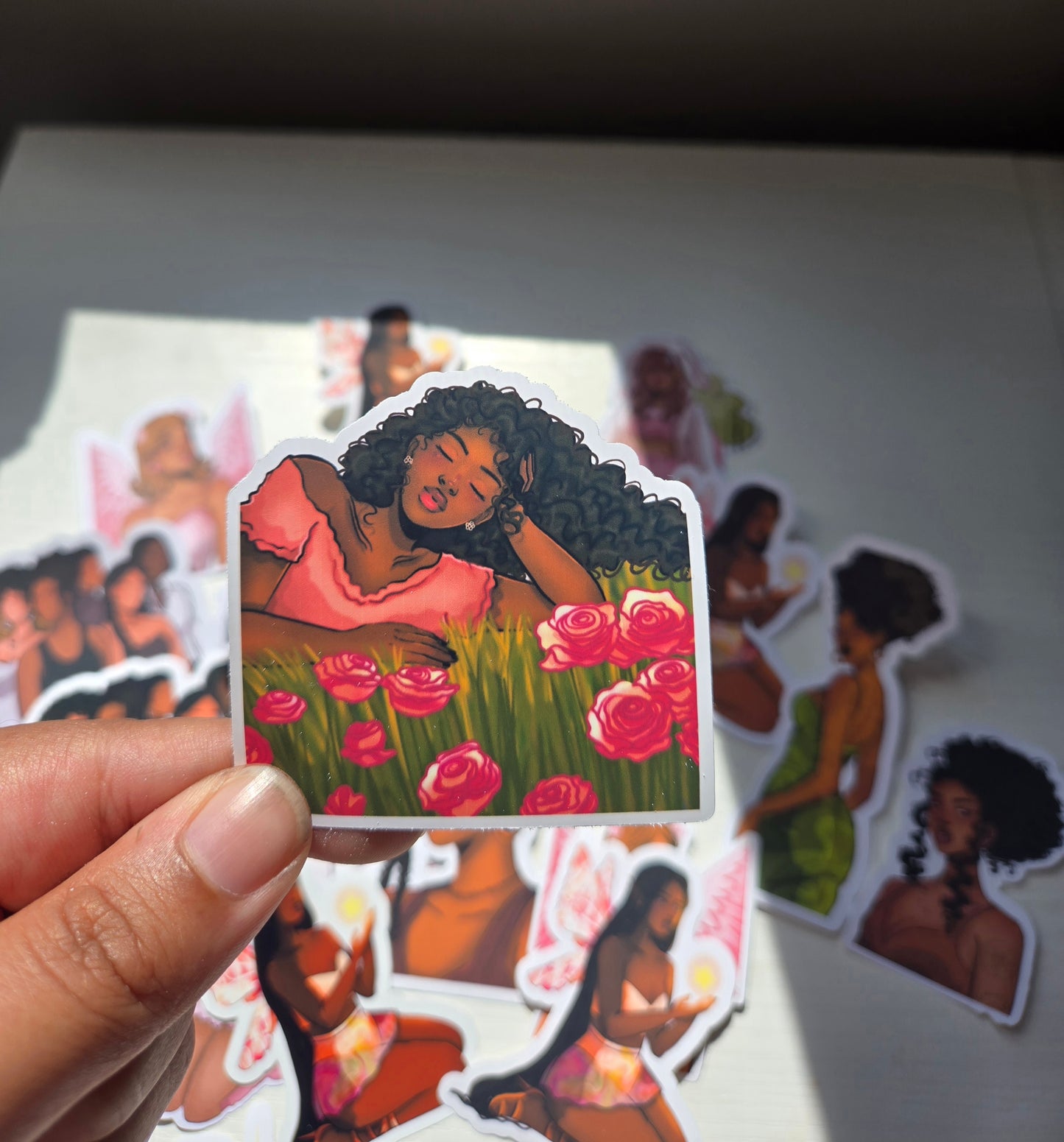 Black Girl Stickers- Stickers for Journaling, Decorating and More