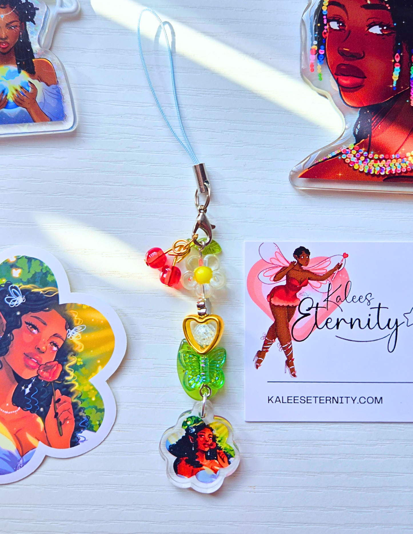 Pretty Girl Phone Charms- Acrylic Charms