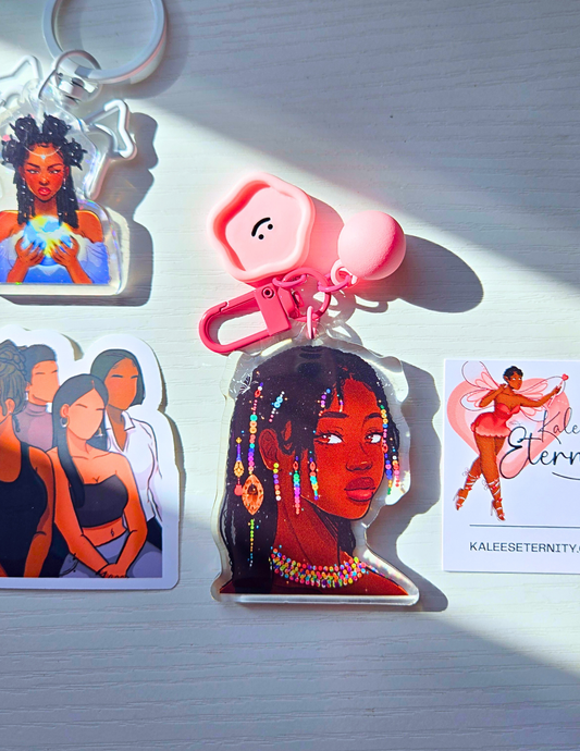 Black Girl Keychains