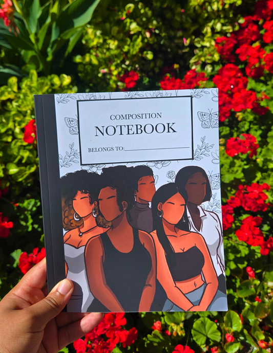 Shades of Beauty- Composition Notebook- 100 Pages