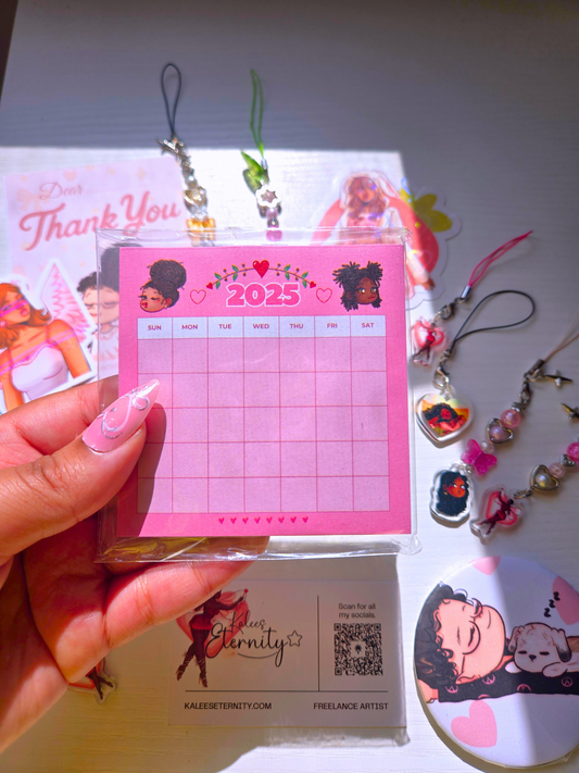 Pretty Girl Sticky Notes/ Notepad