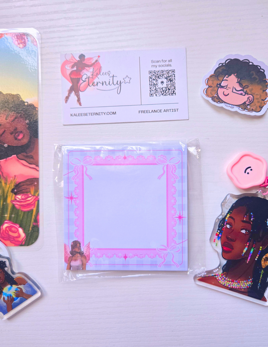 Cute Square- Sticky Note/Notepad