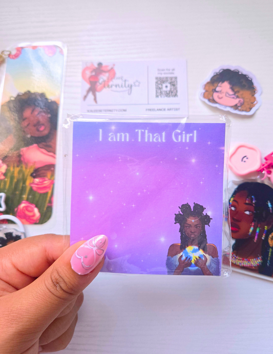 I Am That Girl- Sticky Note/Notepad