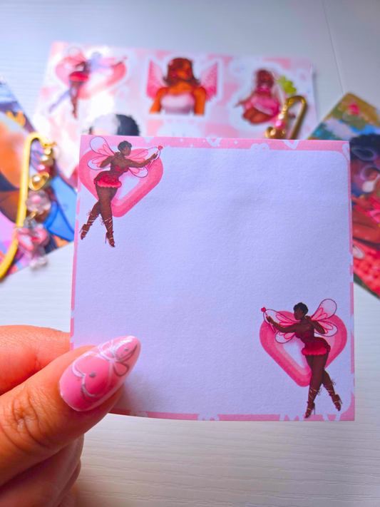 Pretty Fairy Sticky Notes/ Notepad