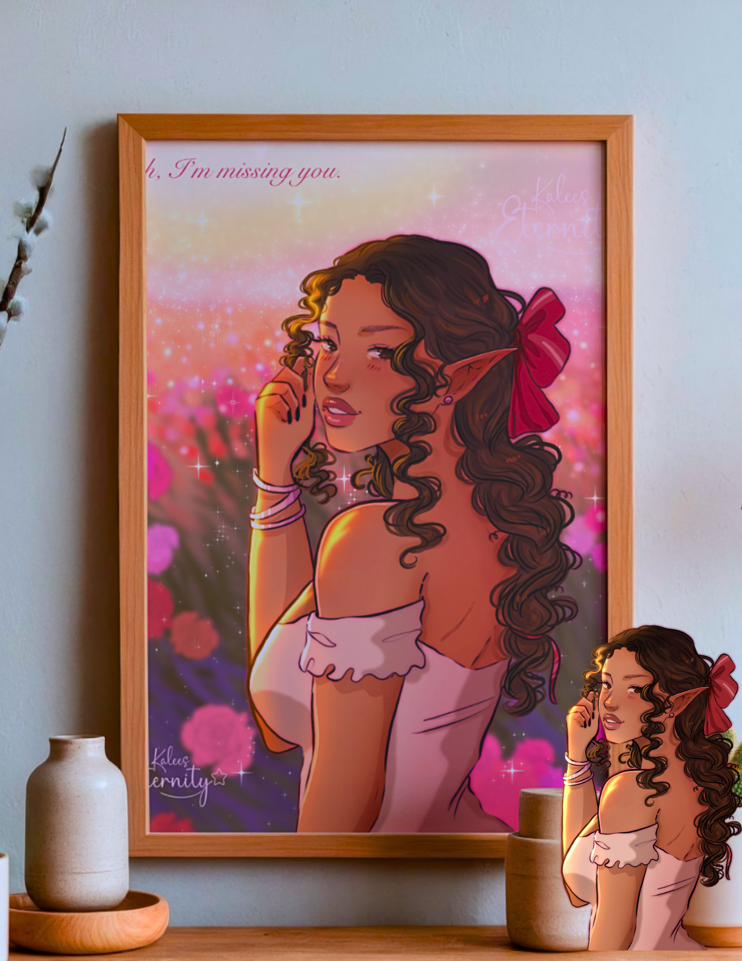Pink Sunset- Art Print