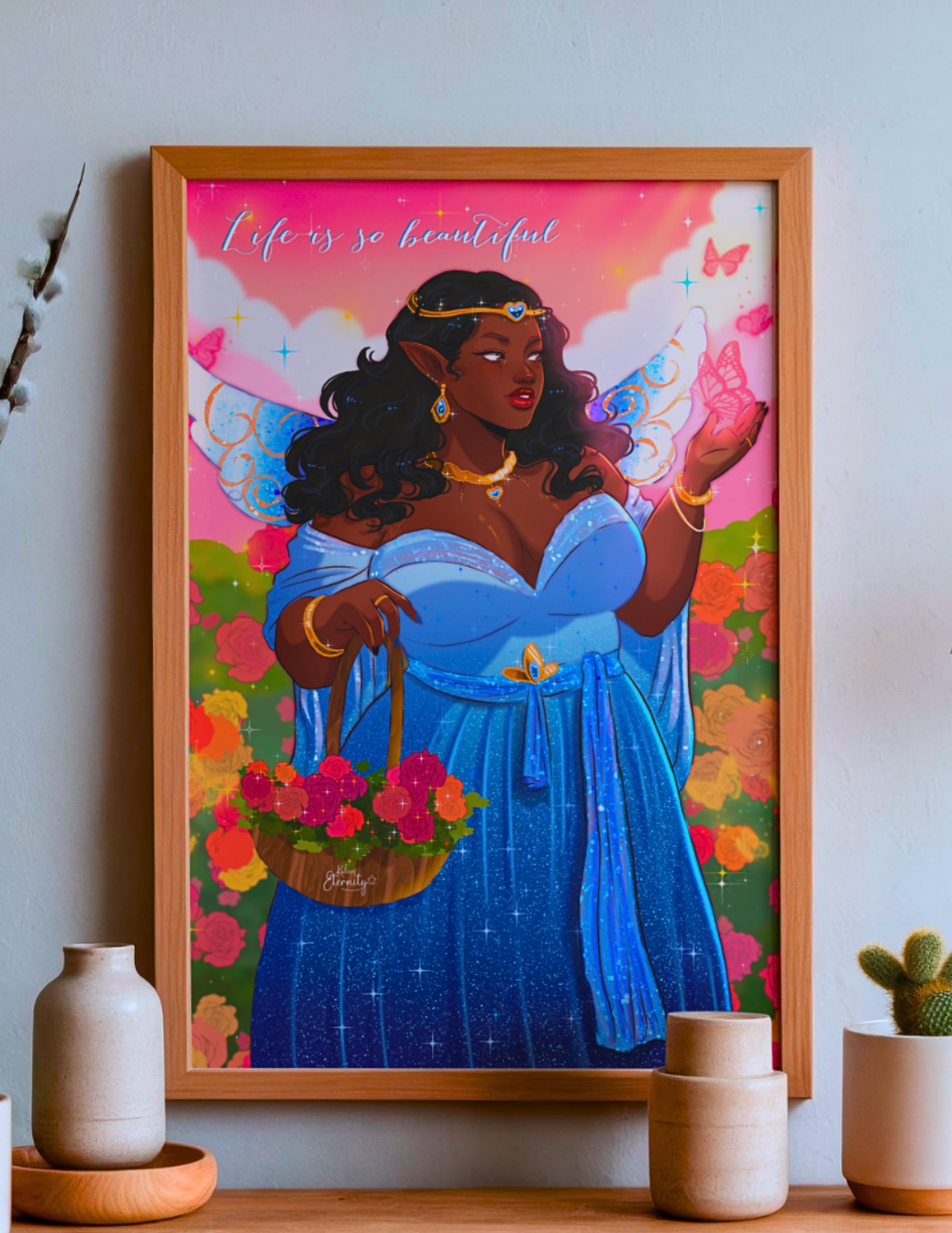 Butterflies and Me- Art Print