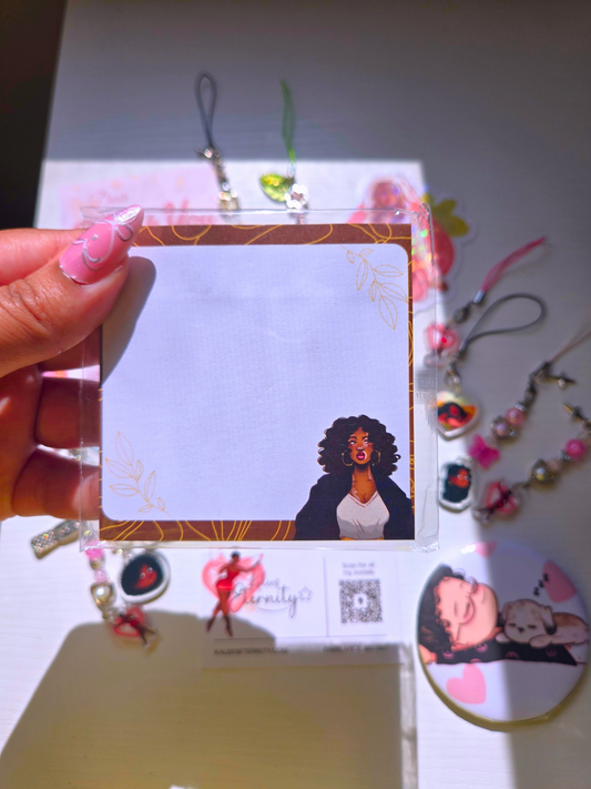 Brown Girl Sticky Notes/ Notepads
