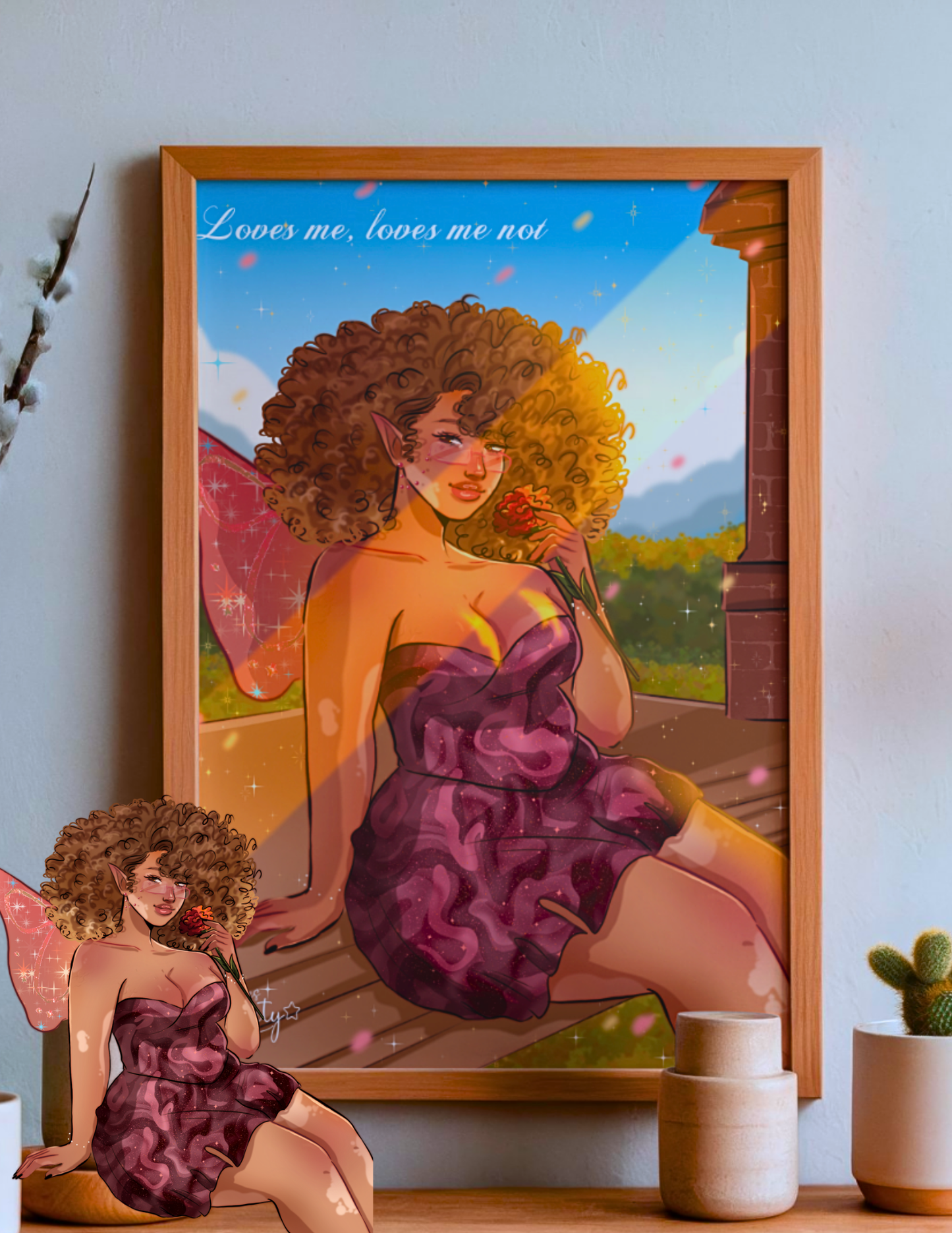 Loves Me- Art Print