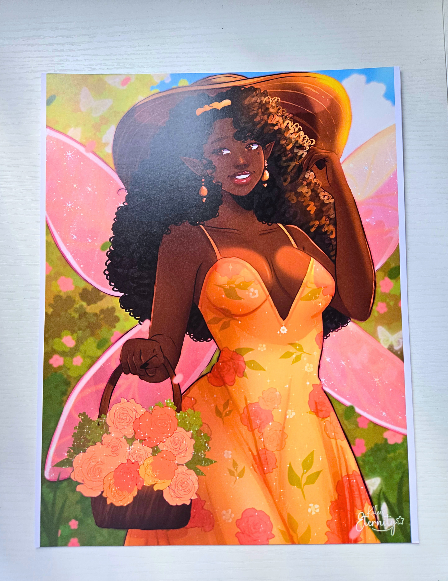 Sun Hat and Sunlight-Art Print