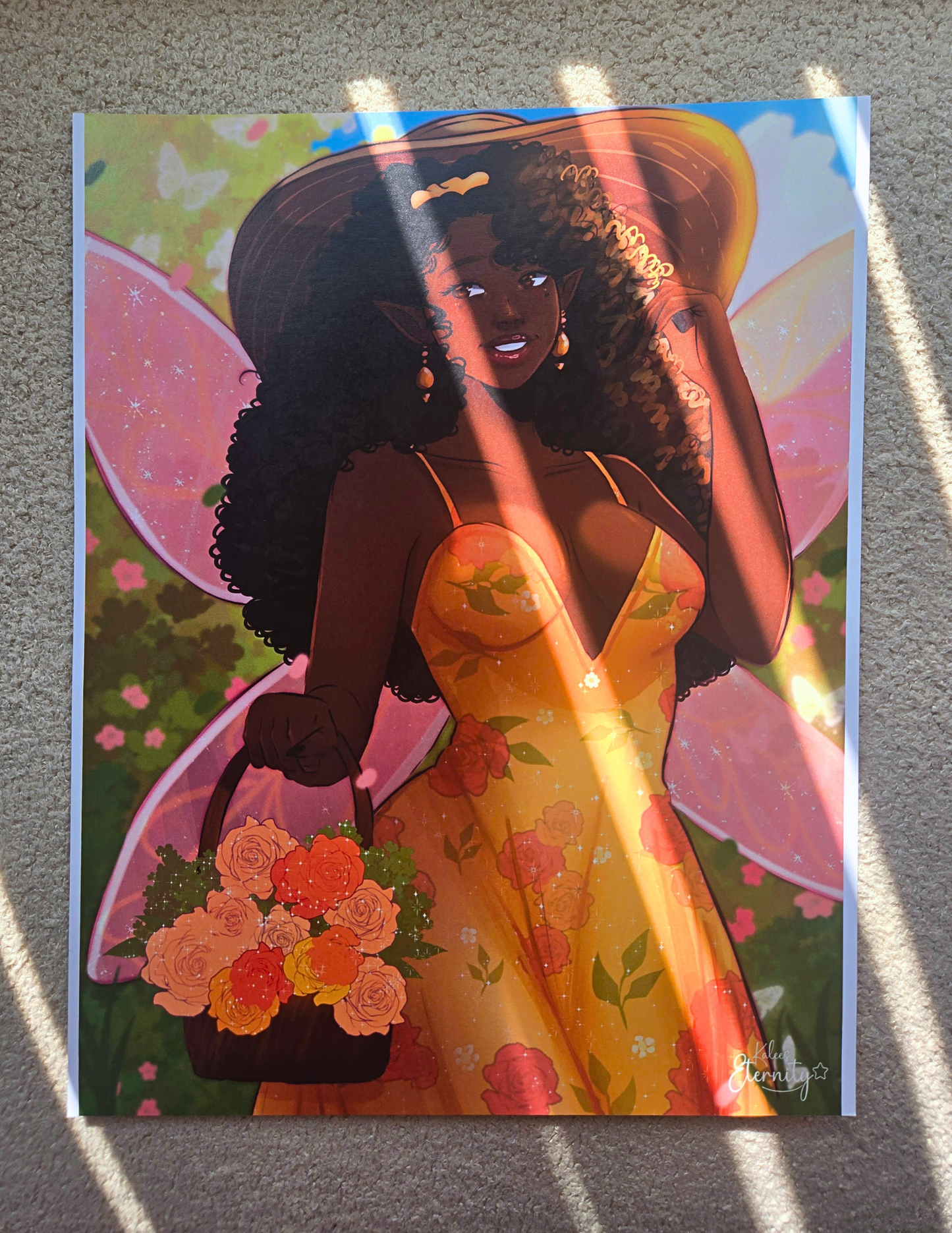 Sun Hat and Sunlight-Art Print