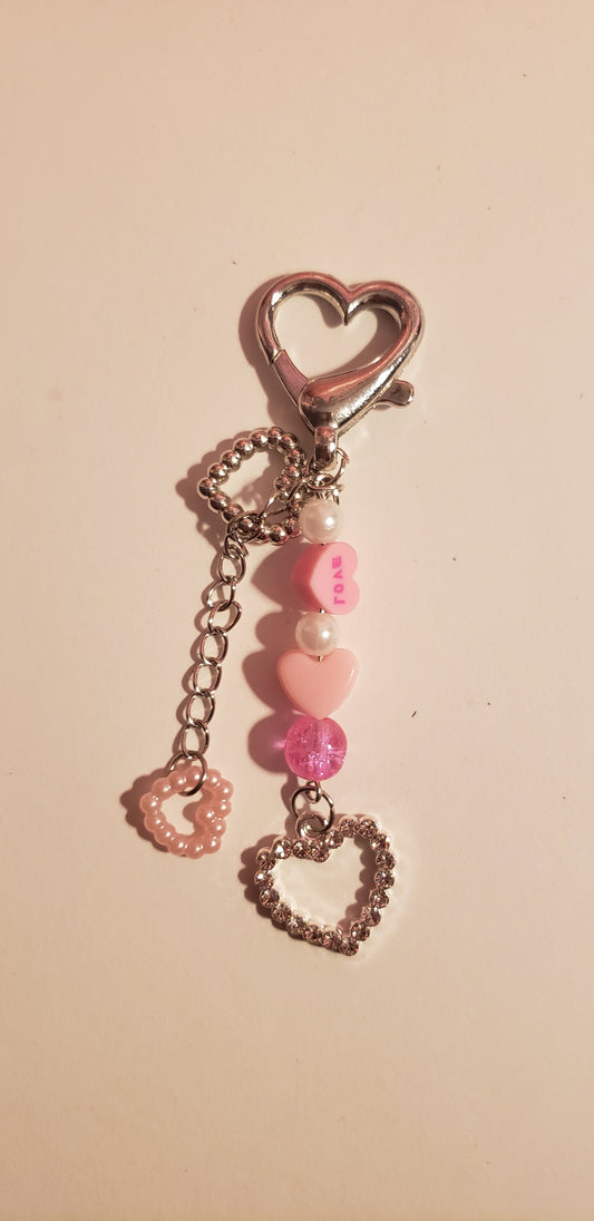 Valentines themed keychains, Gift for Valentines